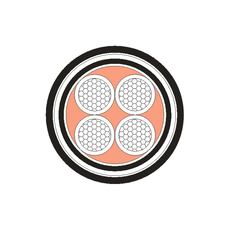 Kabel zasilający w izolacji XLPE/PVC na napięcie znamionowe 0,6/1kV