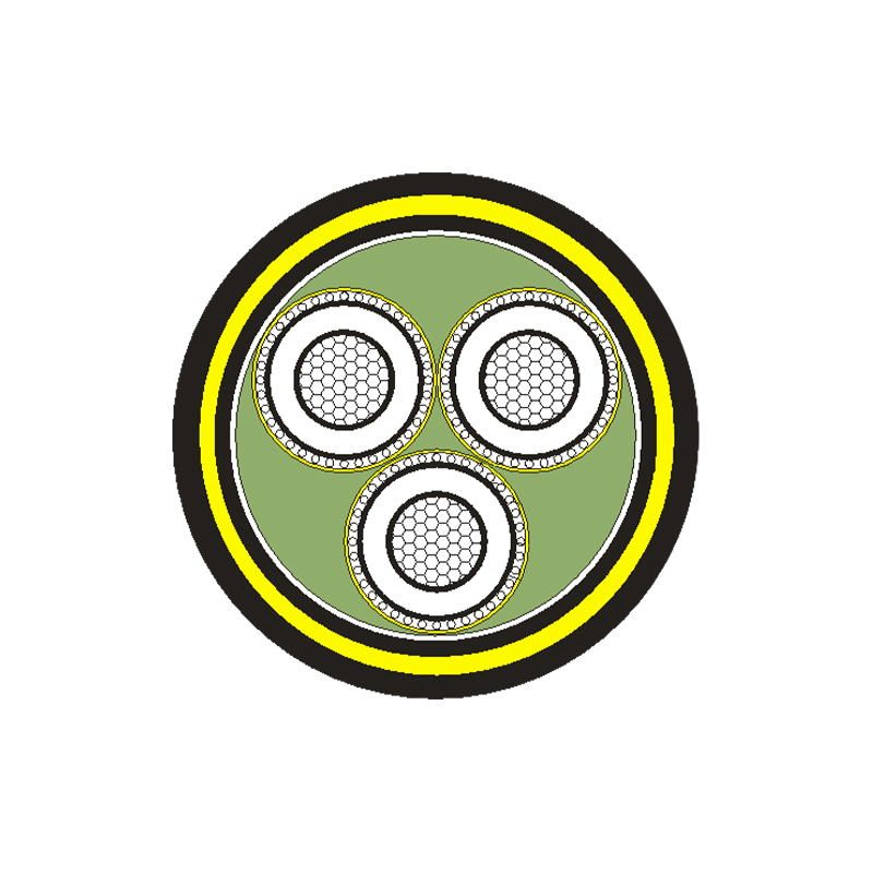 Izolowany kabel zasilający XLPE na napięcie znamionowe 3,6/6 kV -26/35 kV