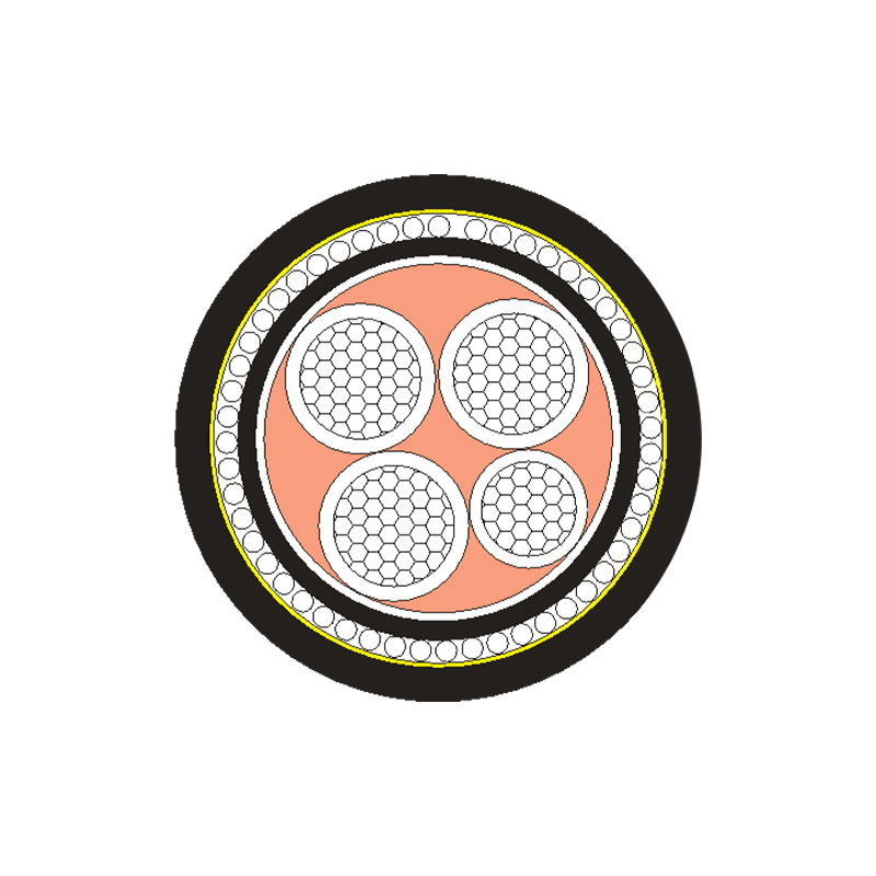 Kabel zasilający w izolacji XLPE/PVC na napięcie znamionowe 0,6/1kV