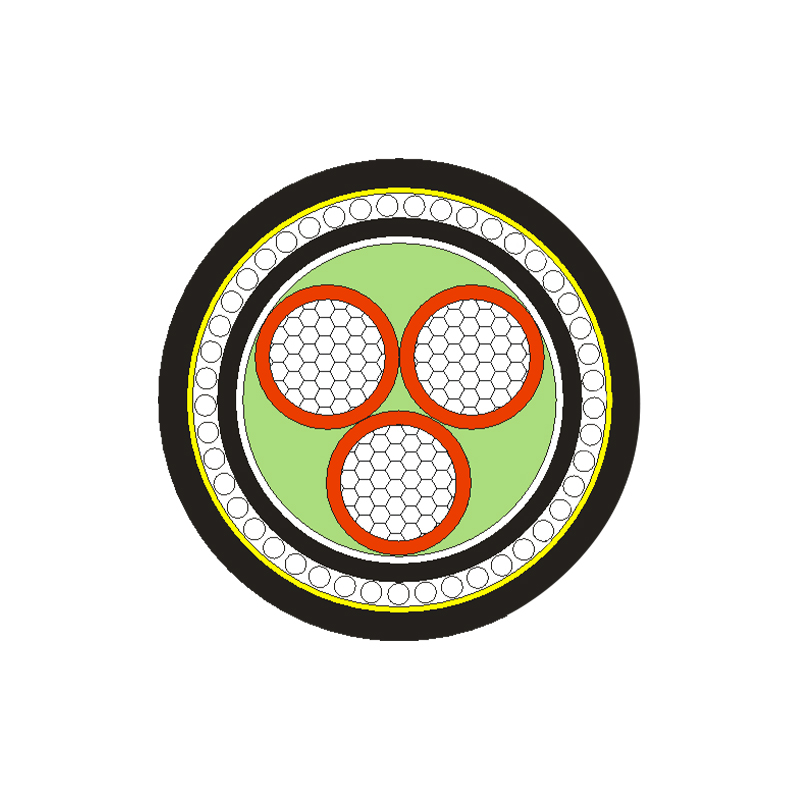 Kabel zasilający w izolacji XLPE/PVC na napięcie znamionowe 0,6/1kV