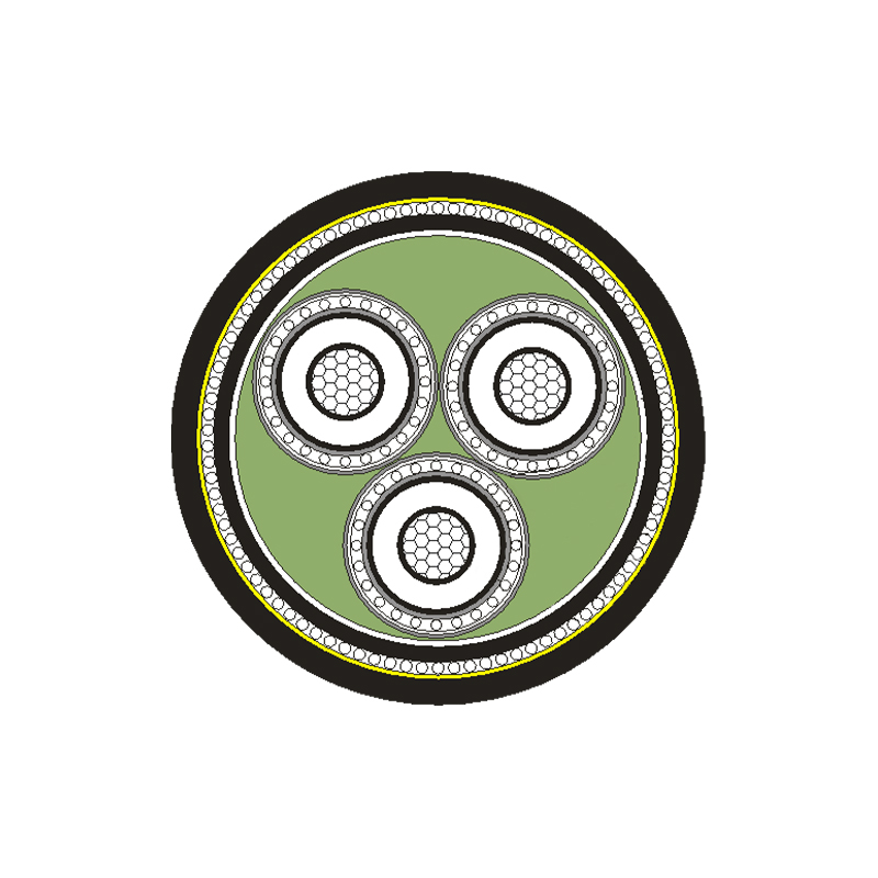 Izolowany kabel zasilający XLPE na napięcie znamionowe 3,6/6 kV -26/35 kV