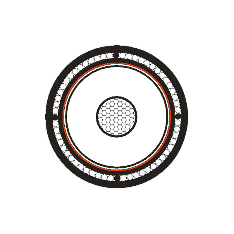 Izolowany kabel zasilający XLPE na napięcie znamionowe 3,6/6 kV -26/35 kV