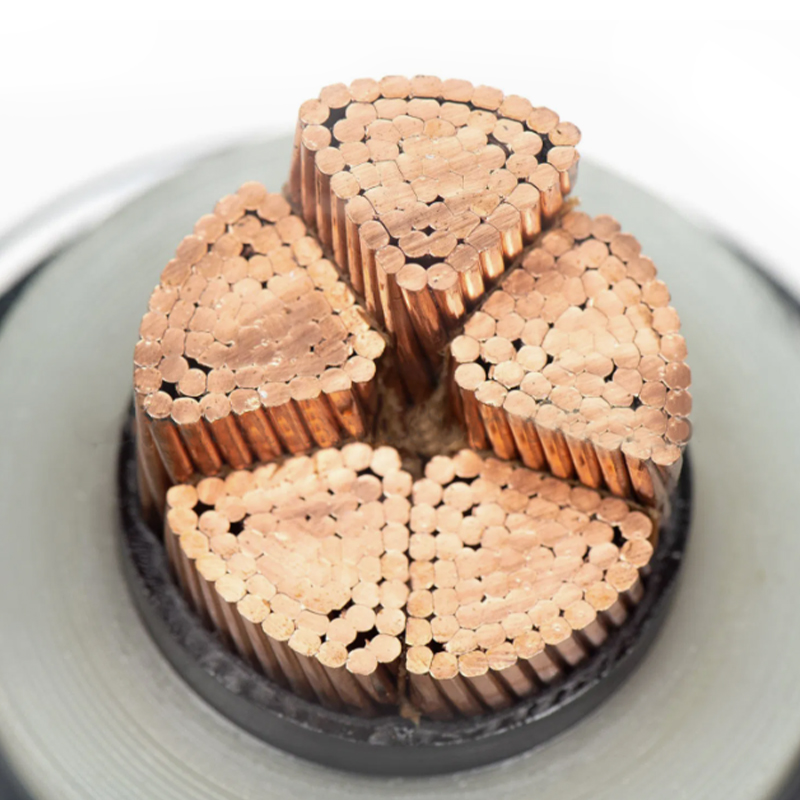 Kabel izolacyjny XLPE z falistej aluminiowej osłony na napięcie znamionowe 290/500 kV